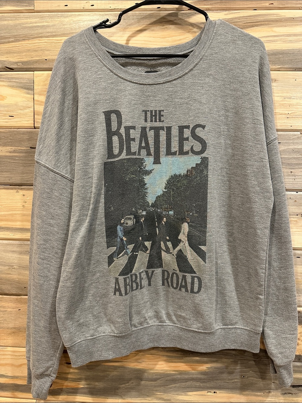 The Beatles Gray Abbey Road Crewneck Sweatshirt